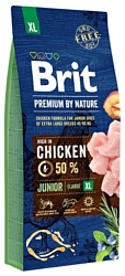 Brit (15 кг) Premium by Nature Junior XL