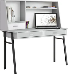 Стол для работы Polini Kids Aviv 1455 (серый/серый/белый) 0002083.124