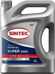Моторное масло Sintec Super 3000 10W-40 SG/CD 4л