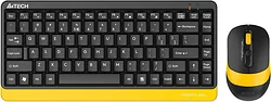 Набор клавиатуры и мыши A4Tech Fstyler FG1110 (черный/желтый) Набор клавиатуры и мыши A4Tech Fstyler FG1110 (черный/желтый)