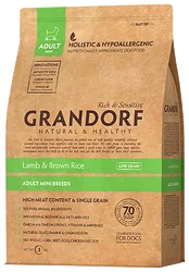 Grandorf (3 кг) Ягнёнок с рисом Мини