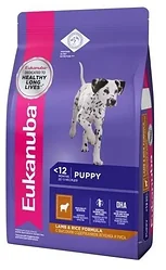 Eukanuba (2.5 кг) Puppy Dry Dog Food All Breeds Rich in Lamb & Rice