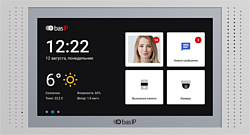 Видеодомофон BAS-IP AT-07LT (серебристый)
