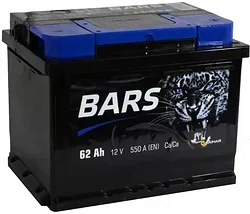 Автомобильный аккумулятор BARS 6СТ-62 Евро (62Ah)