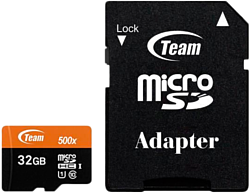 Team microSDHC 32GB TUSDH32GUHS03 (с адаптером)