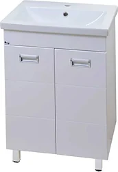Тумба под умывальник Emmy  Монтана 60 + S-UM-COM60/1-w