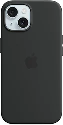 Чехол для телефона Apple MagSafe Silicone Case для iPhone 15 (черный) Чехол для телефона Apple MagSafe Silicone Case для iPhone 15 (черный)