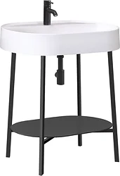 Тумба под умывальник Belux Эвора Н 75 М (черный матовый) Тумба под умывальник Belux Эвора Н 75 М (черный матовый)