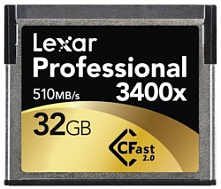 Lexar Professional 3400x CFast 2.0 32GB