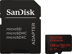 Sandisk Extreme microSDXC UHS-I 128GB (SDSQXAF-128G-GN6MA)