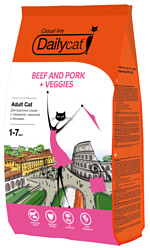 DailyCat (10 кг) Adult Beef and Pork + Veggies
