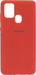 EXPERTS Original Tpu для Samsung Galaxy A21s с LOGO (коралловый)