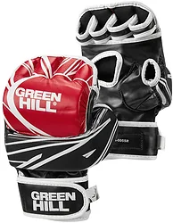 Перчатки для единоборств Green Hill MMA-0055R (M, черный/красный)