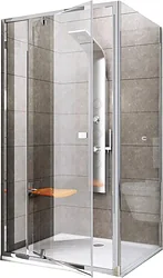 Душевая перегородка Ravak Pivot PPS 80 (серебристый/прозрачное)