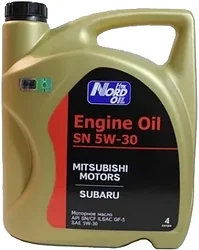 Моторное масло Nord Oil Specific Line 5W-30 Mitsubishi/Subaru 4л Моторное масло Nord Oil Specific Line 5W-30 Mitsubishi/Subaru 4л