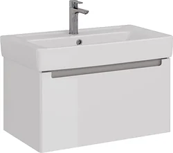 Тумба под умывальник Lemark Buno Mini 80 LM05BM80T (белый глянец) Тумба под умывальник Lemark Buno Mini 80 LM05BM80T (белый глянец)