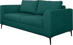 Прямой диван Brioli Марк двухместный (V10-бирюзовый) Прямой диван Brioli Марк двухместный (V10-бирюзовый)