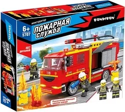 Конструктор Bondibon Пожарная Служба Пожарная машина ВВ5707