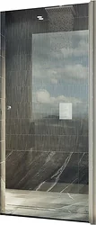 Душевая дверь MaybahGlass 198x60 MGD-446-5 (прозрачное стекло/хром матовый)