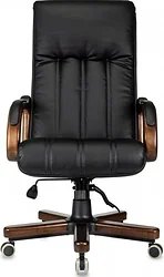 Кресло Бюрократ T-9932Walnut (черный, экокожа)