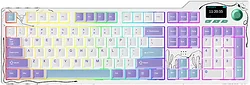 Клавиатура Ajazz AK35I V4 violet/white/blue, Ajazz Avocado