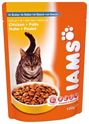 Iams Cat Pouch Adult with Rich in Chicken in Gravy (0.1 кг) 12 шт.