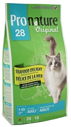 ProNature 28 Seafood Delight with Salmon & Herring Flavor для взрослых кошек (5.44 кг)