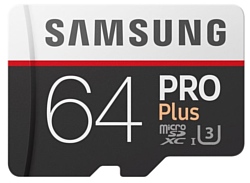 Samsung microSDXC PRO Plus 100MB/s 64GB + SD adapter