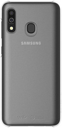 Wits Premium Hard Case для Samsung Galaxy A30 (серебристый)