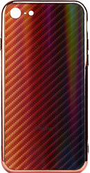 EXPERTS Aurora Glass для Apple iPhone 7 Plus 5,5" с LOGO (красно-черный)