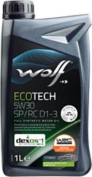 Wolf EcoTech 5W-30 SP/RC D1-3 1л