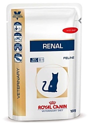 Royal Canin (0.1 кг) 12 шт. Renal с говядиной (пауч)