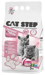Наполнитель Cat Step Compact White Baby Powder, 5л