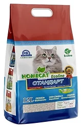 Наполнитель Homecat Эколайн Стандарт 12л
