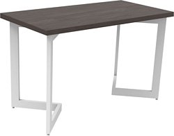 Стол для работы TMB Loft Броуден разборный 1300х600 36 мм (флитвуд серая лава/белый)