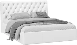 Кровать Трия Скарлет универсальная тип 1 160x200 (кожзам белый)