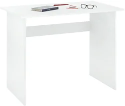 Стол для работы Кортекс-мебель Эльф 100 (белый)