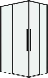 Душевая дверь Grossman Galaxy 90x195 1/2.K33.01.90.21.00 (черный матовый/стекло прозрачное)