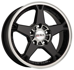 Disla Rapide 7.5x17/5x100 D72.6 ET40 Black Diamond