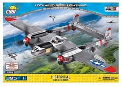 Cobi Small Army World War II 5539 Истребитель Lockheed P-38L Lightning