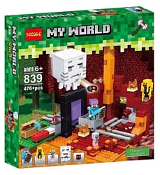 Jisi bricks (Decool) My World 839 Портал