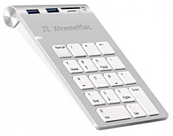 XtremeMac Numpad with Card Reader Silver