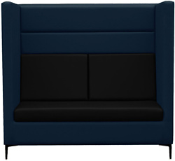 Brioli Дирк двухместный (экокожа, L18-L22 (синий, черные вставки)
