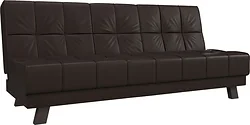 Прямой диван Mio Tesoro Винсент (экокожа, коричневый)