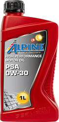 Моторное масло Alpine PSA 0W-30 1л