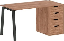 Стол для работы Riva Home Office VR.SP-3-138.4.A Anthracite (янтарный дуб)