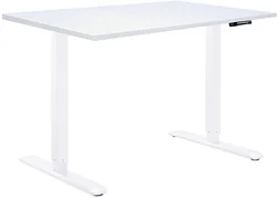 Стол для работы стоя ErgoSmart Manual DESKFIT DF100 1380х800х25 мм (Ясень Тронхейм/белый)