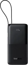 Baseus Bipow 2 Digital Display Power Bank With Built-in USB-C Cable 20000mah 20W Baseus Bipow 2 Digital Display Power Bank With Built-in USB-C Cable 20000mah 20W