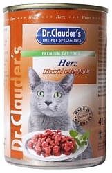 Dr. Clauder's Premium Cat Food консервы с сердцем (0.415 кг) 20 шт.