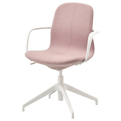 Ikea Лонгфьелль 193.863.37 (светлый коричнево-розовый/белый)